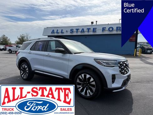 Certified 2025 Ford Explorer Platinum w/ LUX Leather Package AWD/4WD image 2