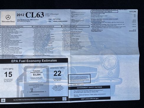 Used 2012 Mercedes-Benz CL 63 AMG image 36