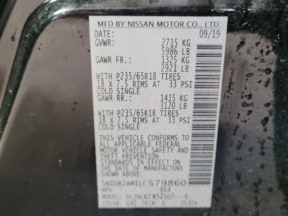 Used 2020 Nissan Pathfinder S AWD/4WD image 33