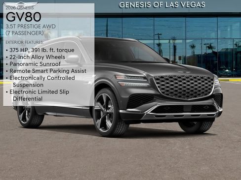 New 2026 Genesis GV80 3.5T Prestige image 3