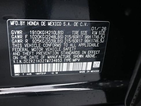 New 2026 Honda HR-V LX image 20