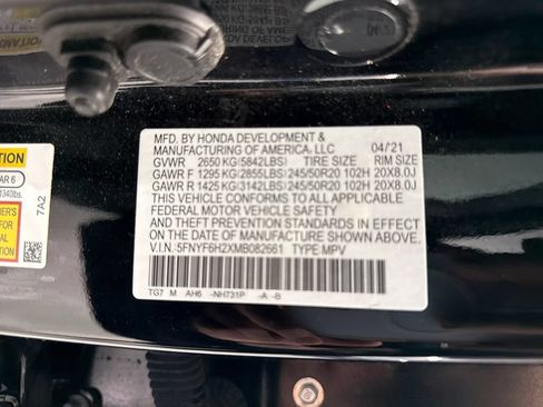 Used 2021 Honda Pilot Special Edition image 25