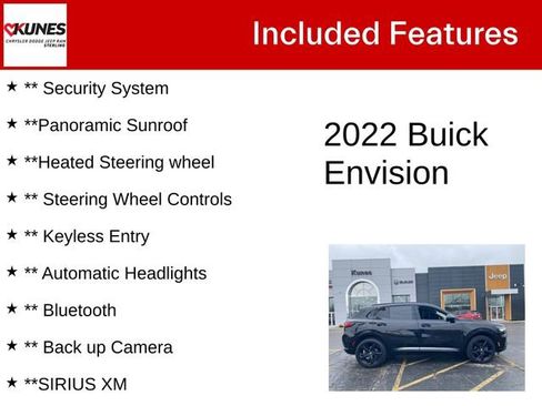 Used 2022 Buick Envision Essence w/ Sport Touring Package image 5