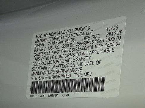 New 2025 Honda Pilot EX-L image 22