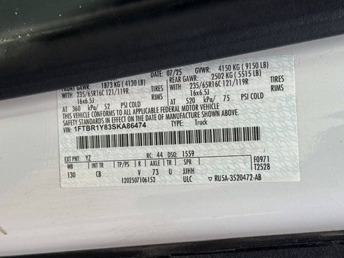 Used 2025 Ford Transit 250 Low Roof w/ Exterior Upgrade Package RWD image 18