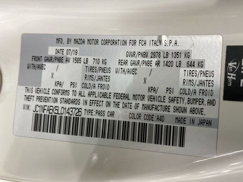 Used 2020 FIAT 124 Spider Abarth w/ Convenience Group image 52