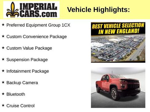 Used 2021 Chevrolet Silverado 2500 Custom w/ Custom Value Package AWD/4WD image 3