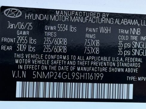 Certified 2025 Hyundai Santa Fe SEL image 29