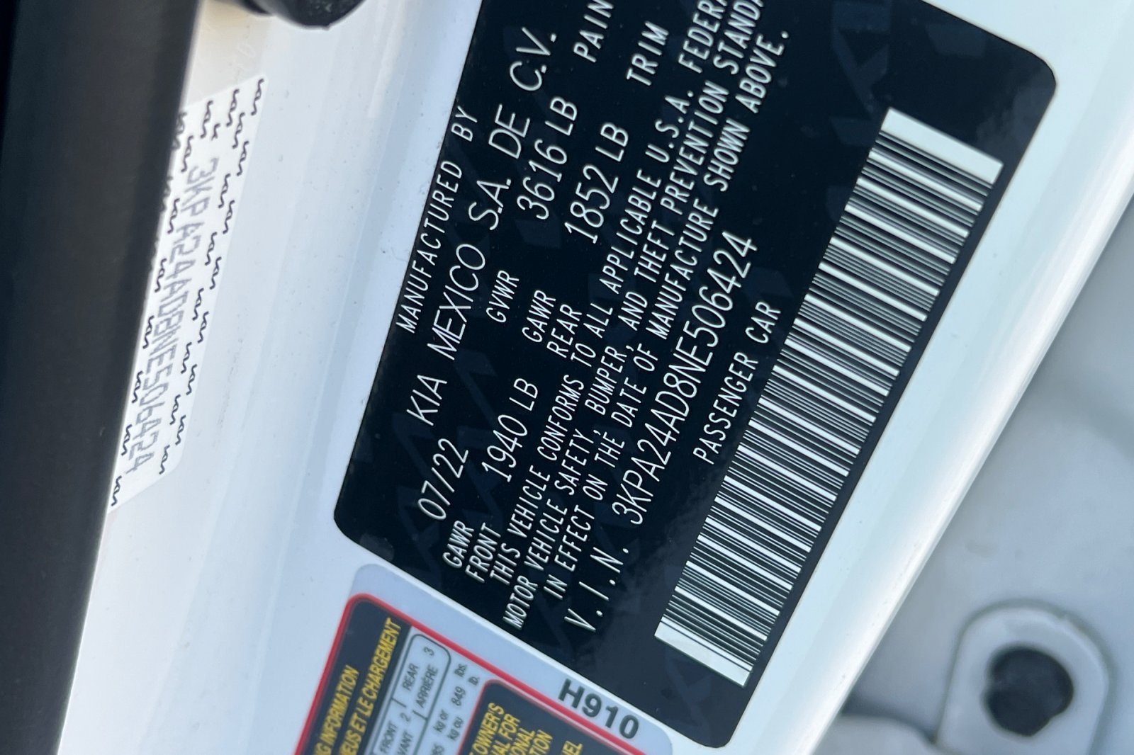 Used 2022 Kia Rio S FWD image 26