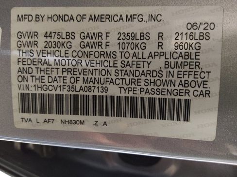 Used 2020 Honda Accord Sport image 33