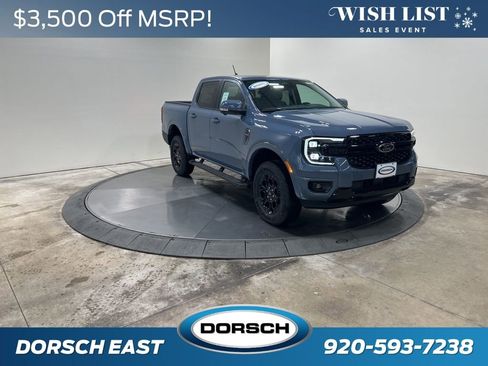 New 2025 Ford Ranger Lariat w/ Black Appearance Package image 3