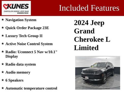 Used 2024 Jeep Grand Cherokee L Limited w/ Luxury Tech Group II image 3