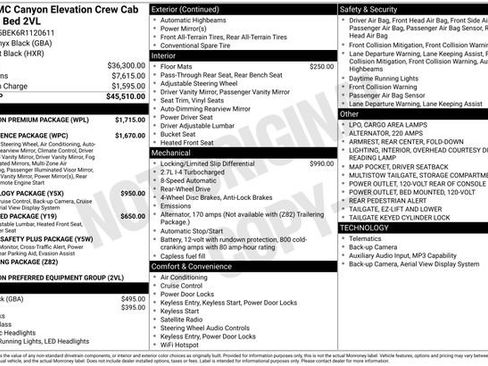 Used 2024 GMC Canyon Elevation w/ Elevation Premium Package image 7