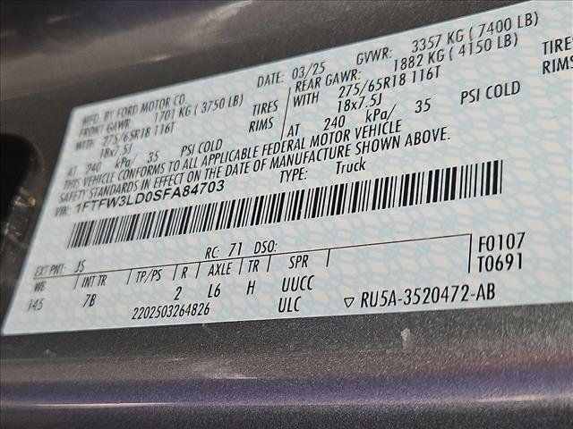 Used 2025 Ford F150 XLT w/ Equipment Group 302A MID AWD/4WD image 25