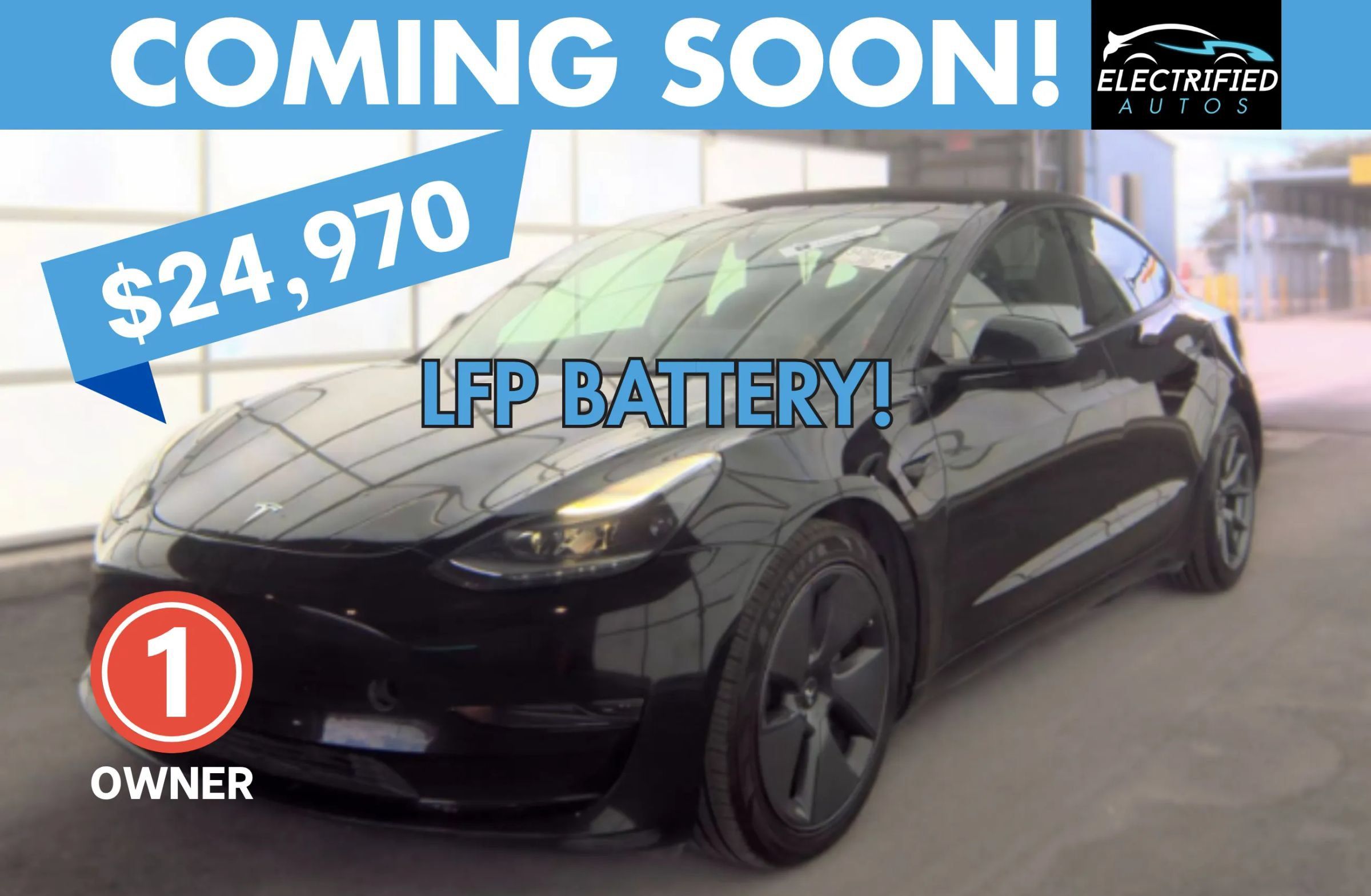 Used 2023 Tesla Model 3 Standard Range RWD image 1