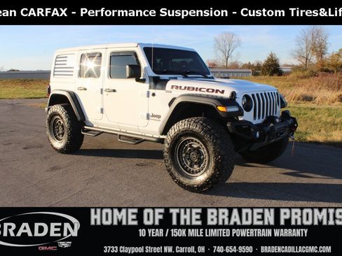 Used 2020 Jeep Wrangler Unlimited Rubicon w/ LED Lighting Group image 1