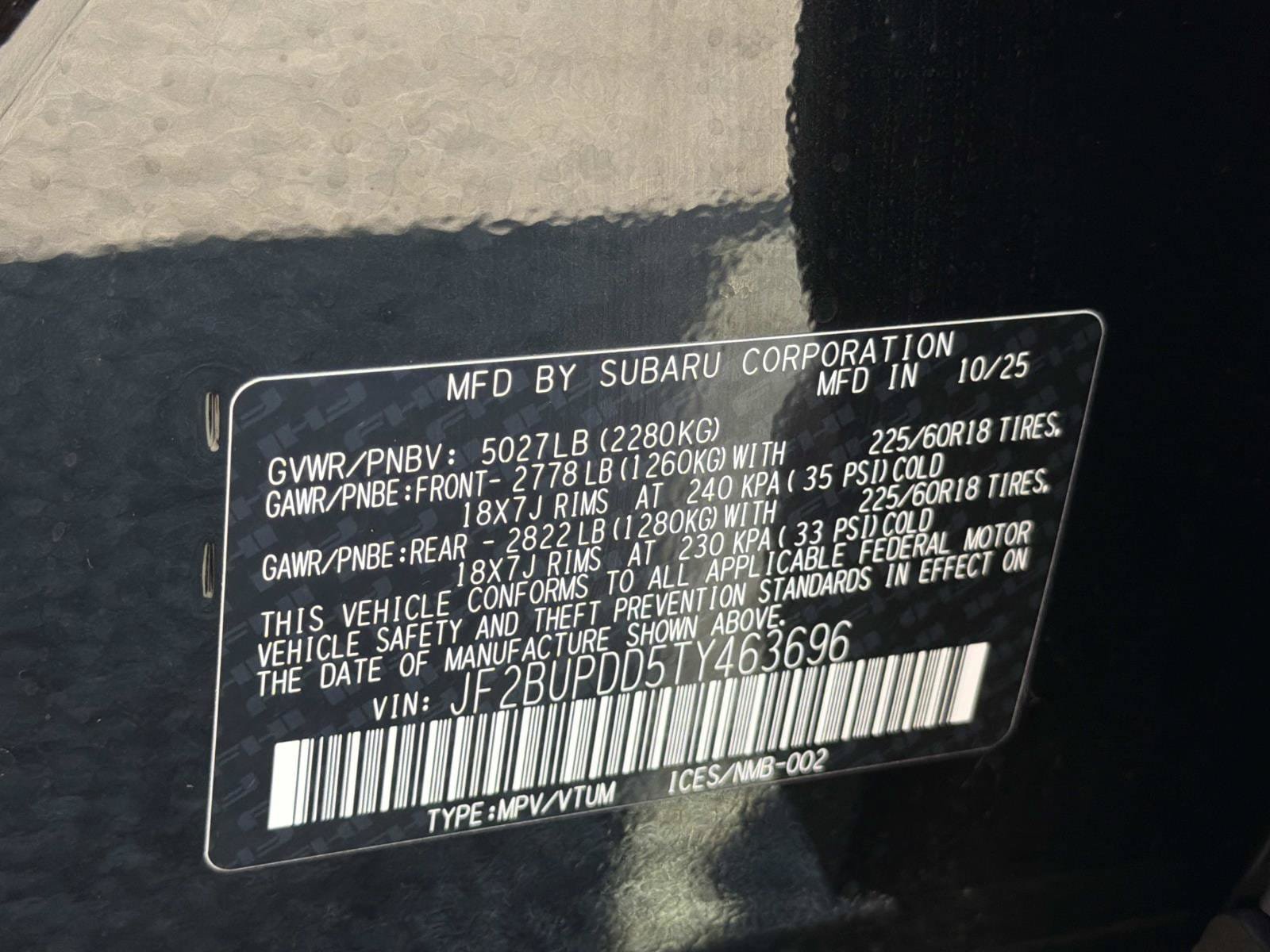 Certified 2026 Subaru Outback Limited w/ Premium/Limited Package 2 AWD/4WD image 36