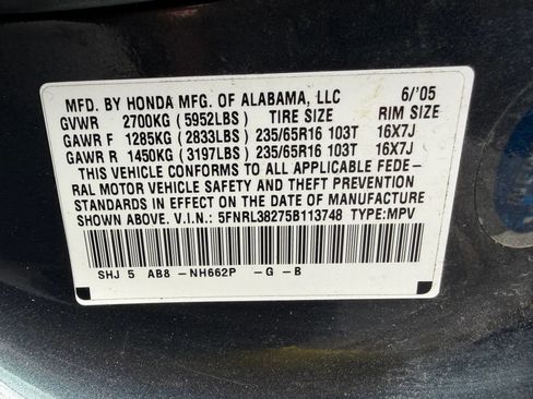Used 2005 Honda Odyssey LX image 24
