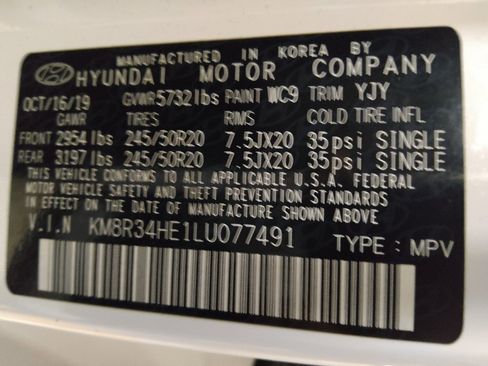 Used 2020 Hyundai Palisade SEL w/ Convenience Package FWD image 33