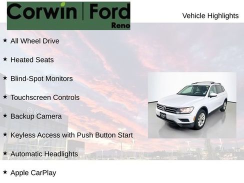Used 2018 Volkswagen Tiguan SE w/ 3rd Row Seat Package AWD/4WD image 8
