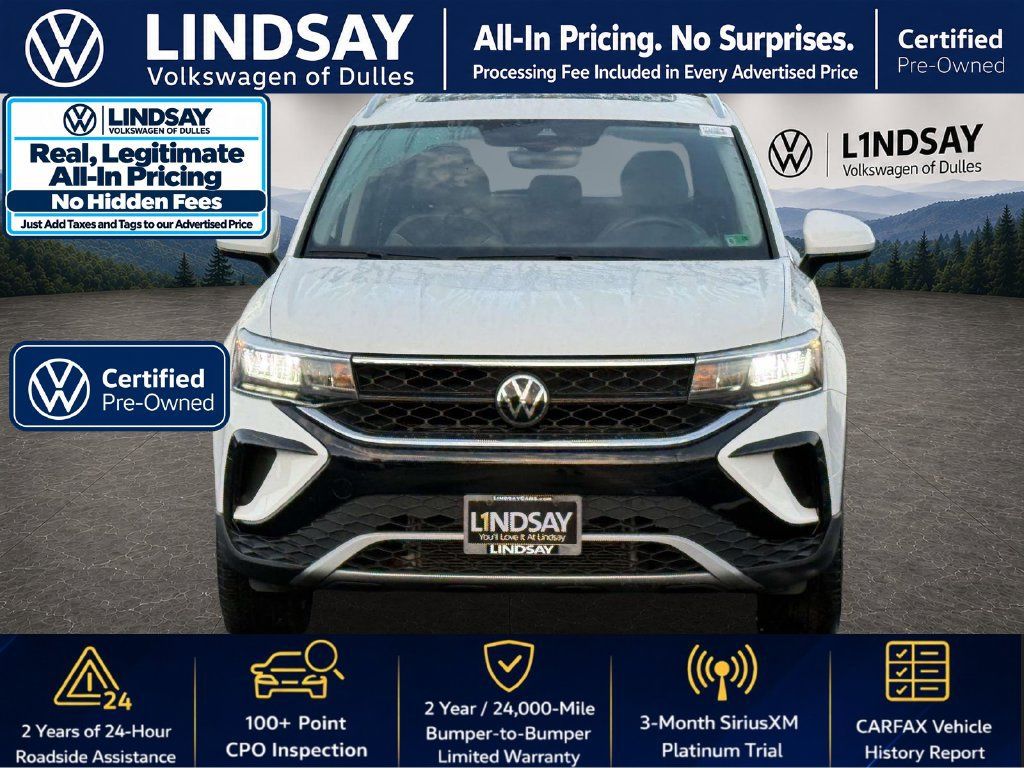 Certified 2023 Volkswagen Taos SE w/ Panoramic Sunroof Package AWD/4WD image 3