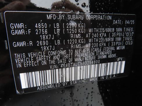 Certified 2025 Subaru Outback Onyx Edition image 27