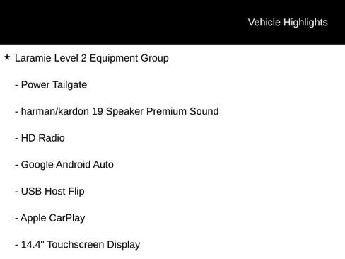 Used 2025 RAM 1500 Laramie w/ Night Edition AWD/4WD image 12
