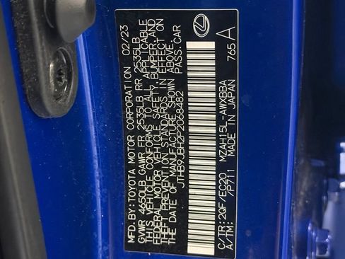 Used 2023 Lexus UX 250h F Sport w/ Accessory Package (Z2) AWD/4WD image 28