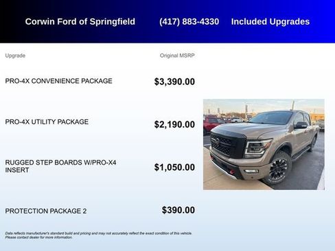 Used 2020 Nissan Titan PRO-4X w/ Pro-4x Convenience Package image 5