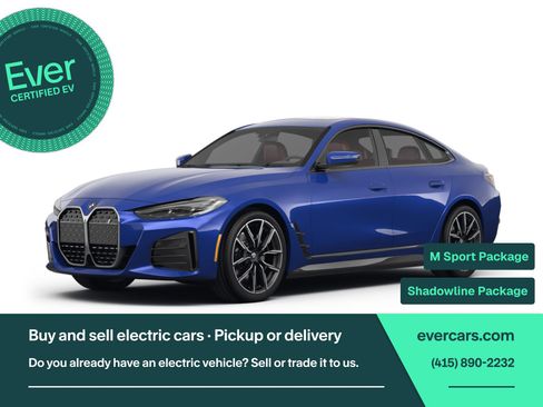 Used 2023 BMW i4 eDrive40 w/ M Sport Package RWD image 1