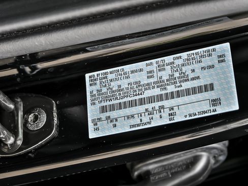 Used 2023 Ford F150 Raptor w/ Equipment Group 802A Raptor R image 47