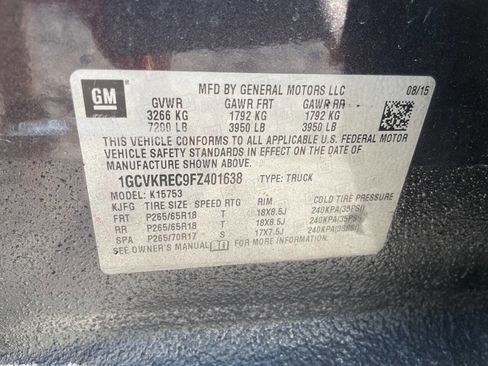 Used 2015 Chevrolet Silverado 1500 LT w/ All Star Edition AWD/4WD image 67
