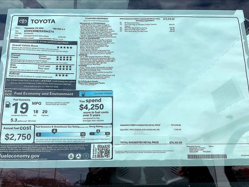 New 2025 Toyota Tundra TRD Pro image 18