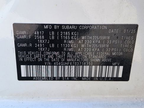 Certified 2025 Subaru Crosstrek 2.5i Sport w/ Popular Package #3A image 36