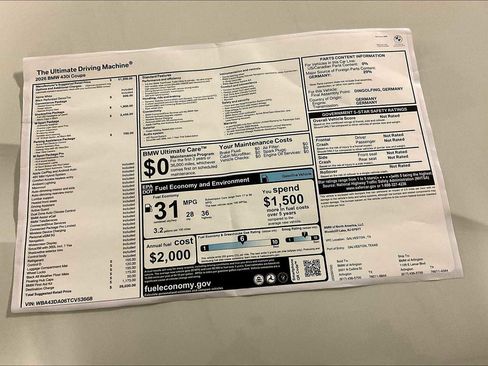 New 2026 BMW 430i Coupe w/ M Sport Package image 19