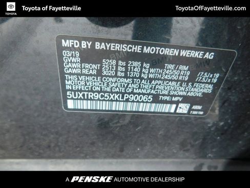 Used 2019 BMW X3 xDrive30i w/ Driving Assistance Package image 9