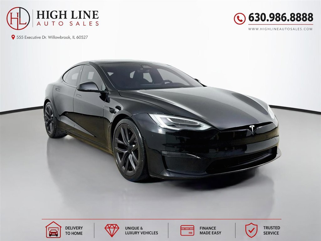 Used 2021 Tesla Model S Long Range AWD/4WD image 1