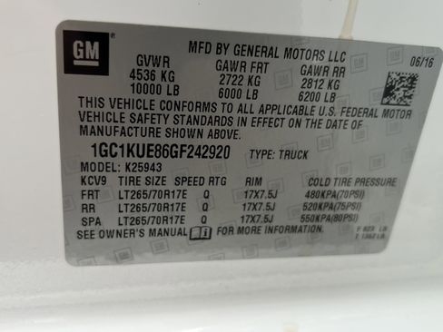 Used 2016 Chevrolet Silverado 2500 W/T w/ WT Convenience Package image 33