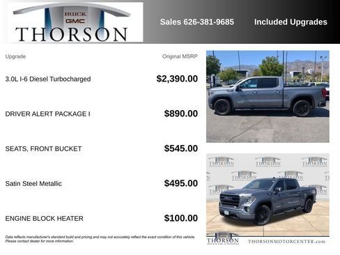 Used 2021 GMC Sierra 1500 Elevation w/ Driver Alert Package I RWD image 6