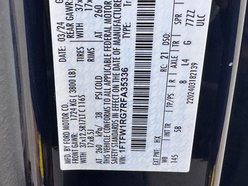 Used 2024 Ford F150 Raptor AWD/4WD image 50