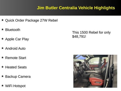 Used 2024 RAM 1500 Rebel AWD/4WD image 5