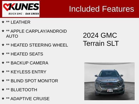 Used 2024 GMC Terrain SLT w/ LPO, Floor Liner Package AWD/4WD image 2