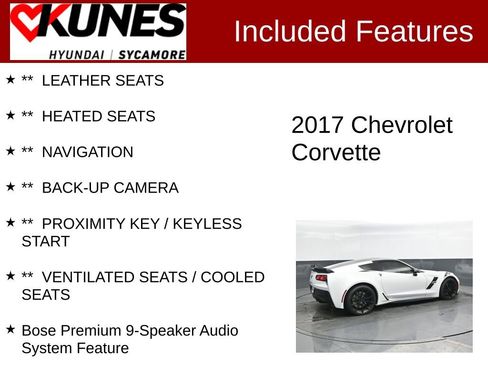 Used 2017 Chevrolet Corvette Grand Sport RWD image 2