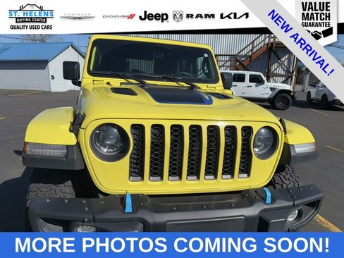 Used 2023 Jeep Wrangler Unlimited Rubicon 4xe w/ Steel Bumper Group AWD/4WD image 11