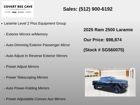 New 2025 RAM 2500 Laramie AWD/4WD image 19
