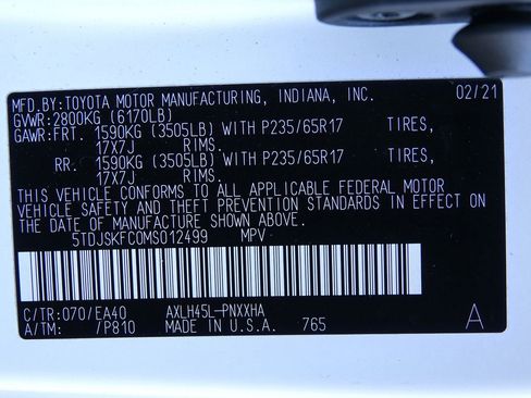 Used 2021 Toyota Sienna XLE w/ XLE Plus Package image 41