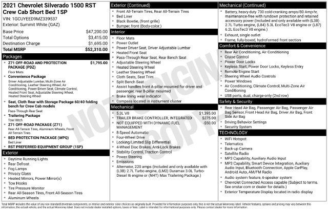Used 2021 Chevrolet Silverado 1500 RST AWD/4WD image 12