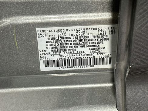 Used 2024 Nissan Sentra S FWD image 12