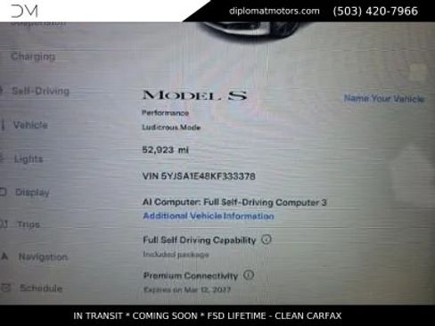 Used 2019 Tesla Model S Performance AWD/4WD image 12