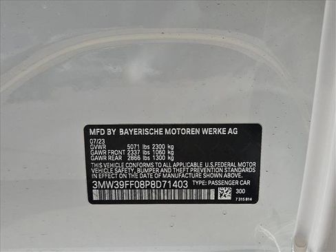 Certified 2023 BMW 330e w/ M Sport Package RWD image 20